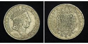 120 Grana Italian city-states Silber Ferdinand I of the Two Sicilies (1751 - 1825)
