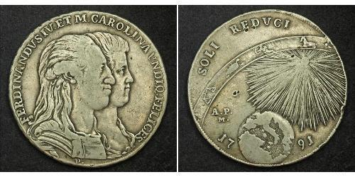 120 Grana / 1 Piastre Italian city-states Argent 