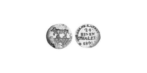 124 Thaler Anhalt-Bernbourg (1603 - 1863) Argent 