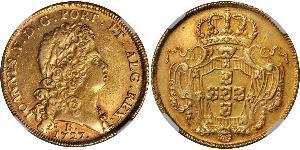 12800 Reis Brazil Gold John V of Portugal (1689-1750)