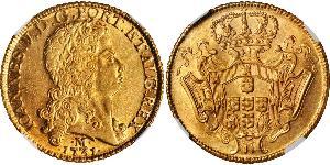 12800 Рейс Бразилия Золото Жуан V король Португалии (1689-1750)