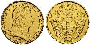 12800 Рейс Бразилія Золото Жуан V король Португалії (1689-1750)