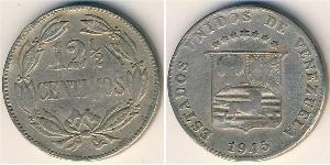 12.5 Centimo Venezuela (1811 - ) Copper/Nickel 