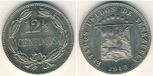 12.5 Centimo Venezuela (1811 - ) Copper/Nickel 