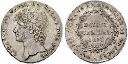 12 Carlin / 1 Piastre Italie / Italian city-states Argent 