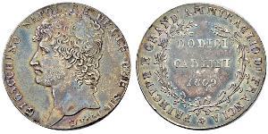 12 Carlin / 1 Piastre Italie / Italian city-states Argent 