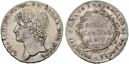 12 Carlin / 1 Piastre Italie / Italian city-states Argent 