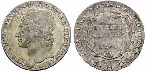12 Carlin / 1 Piastre 意大利 / Italian city-states 銀 