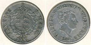 12 Kreuzer Royaume de Wurtemberg (1806-1918) Argent 