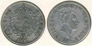 12 Kreuzer Royaume de Wurtemberg (1806-1918) Argent 
