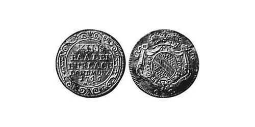 12 Kreuzer Margraviato di Baden-Durlach (1535 - 1771) Argento 