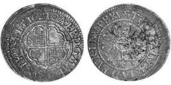 12 Kreuzer Principato di Ansbach (1398–1792) Argento Gioacchino Ernesto di Brandeburgo-Ansbach(1583 – 1625)