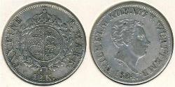 12 Kreuzer Regno di Württemberg (1806-1918) Argento 