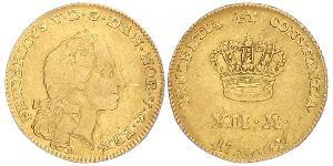 12 Mark Denmark-Norway (1536-1814) 金 弗雷德里克五世 (1723 - 1766)