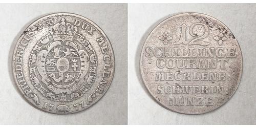 12 Shilling States of Germany Silber 