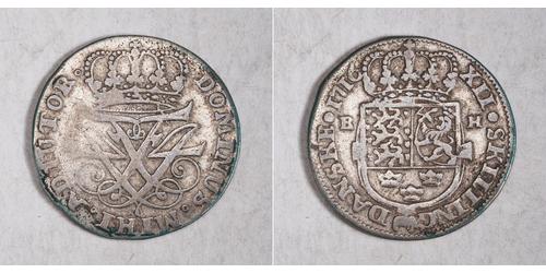 12 Skilling Danimarca Argento 