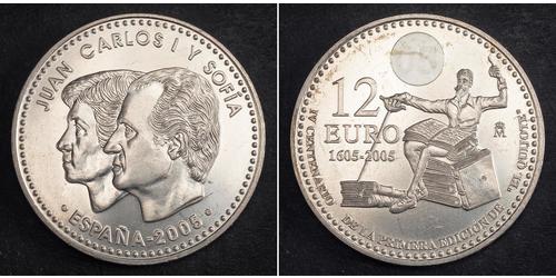 12 Евро Испания Серебро 