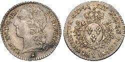 12 Соль Королевство Франция (843-1791) Серебро Людовик XV (1710-1774)