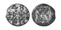 148 Thaler Anhalt-Bernburg (1603 - 1863) Biglione Argento 