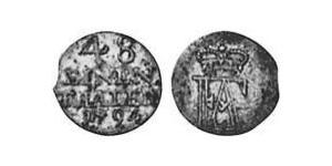 148 Thaler Anhalt-Bernburg (1603 - 1863) Biglione Argento 