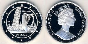 14 Ecu Gibraltar (1704 - ) Argent 