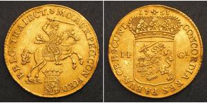 14 Gulden Dutch Republic (1581 - 1795) Gold 