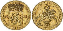 14 Gulden Republik der Sieben Vereinigten Provinzen (1581 - 1795) Gold 