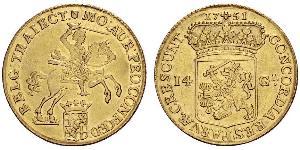 14 Gulden Republik der Sieben Vereinigten Provinzen (1581 - 1795) Gold 