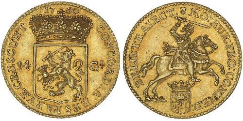 14 Gulden Provinces-Unies (1581 - 1795) Or 