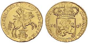 14 Gulden Provincias Unidas de los Países Bajos (1581 - 1795) Oro 