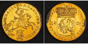 14 Gulden Provincias Unidas de los Países Bajos (1581 - 1795) Oro 