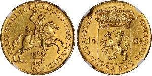 14 Gulden Provincias Unidas de los Países Bajos (1581 - 1795) Oro 