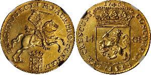 14 Gulden 荷蘭共和國 (1581 - 1795) 金 