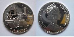 14 Экю Gibraltar (1704 - ) Серебро Елизавета II (1926-2022)