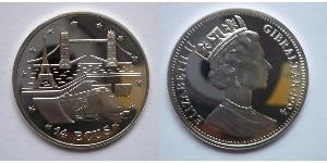 14 Экю Gibraltar (1704 - ) Серебро Елизавета II (1926-2022)