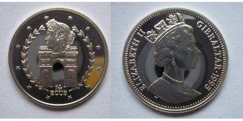 14 Экю  Серебро Елизавета II (1926-2022)