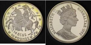 14 Экю Gibraltar (1704 - ) Срібло 