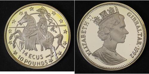 14 Экю Gibraltar (1704 - ) Срібло 