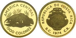 1500 Colon Costa Rica (1821 - ) Oro 