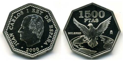 1500 Peseta Kingdom of Spain (1976 - ) Silver 
