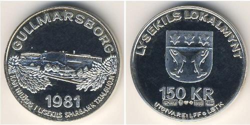 150 Krone Svezia Argento 