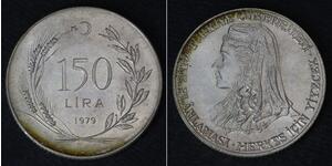 150 Ліра Турція (1923 - ) Срібло 