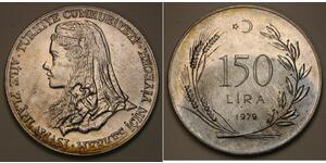 150 Ліра Турція (1923 - ) Срібло 