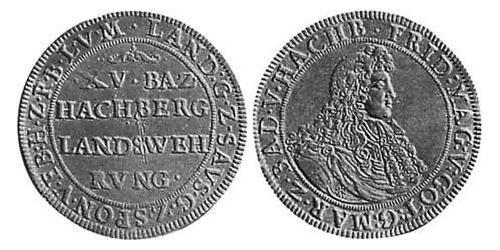 15 Batzen Margraviato di Baden-Durlach (1535 - 1771) Argento 