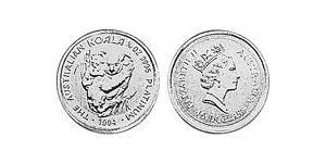15 Dollar Australien (1939 - ) Platin Elizabeth II (1926-2022)