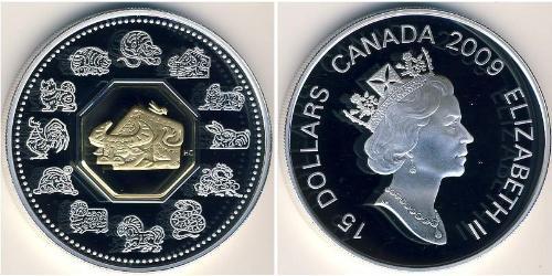 15 Dollar Kanada Silber 