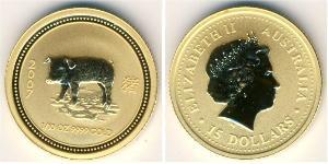 15 Dollaro Australia (1939 - ) Oro 