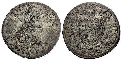 15 Kreuzer Austria Argento 