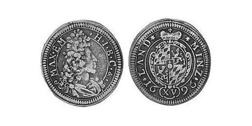 15 Kreuzer Elettorato di Baviera (1623 - 1806) Argento 
