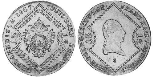 15 Kreuzer Austrian Empire (1804-1867) Copper 